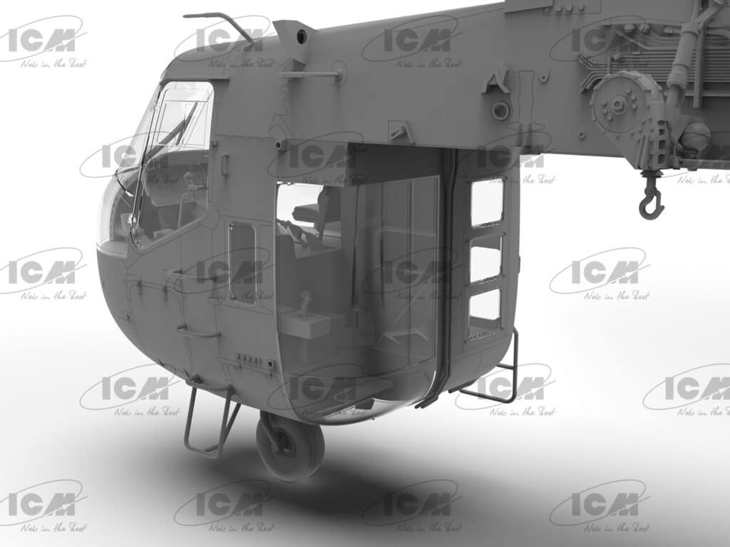 Test build of ICM's Sikorsky CH-54A Tarhe in 35th scale CAD-8