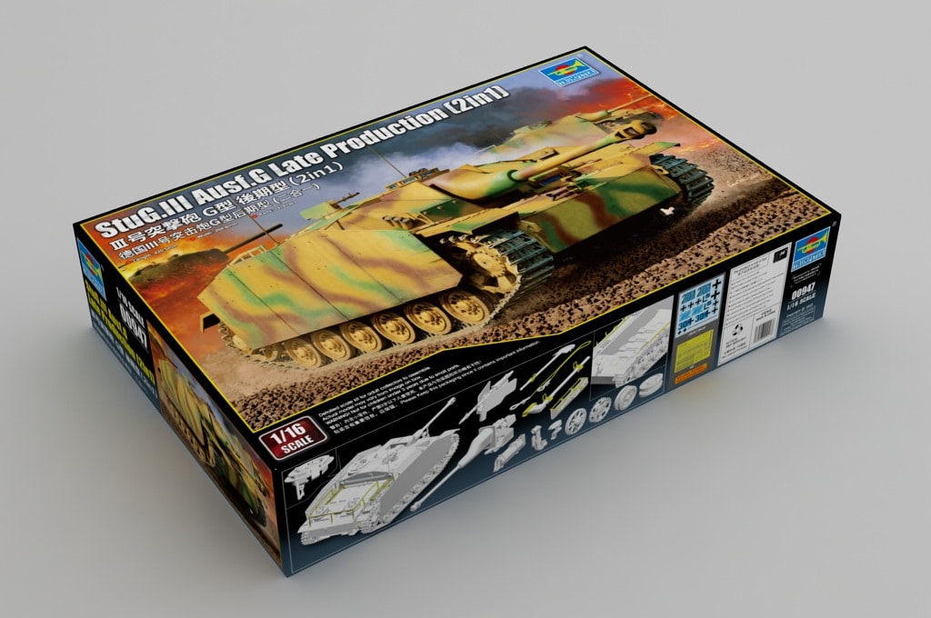 Trumpeter 116nd scale StuG.III Ausf. G Late Production (2in1) Box