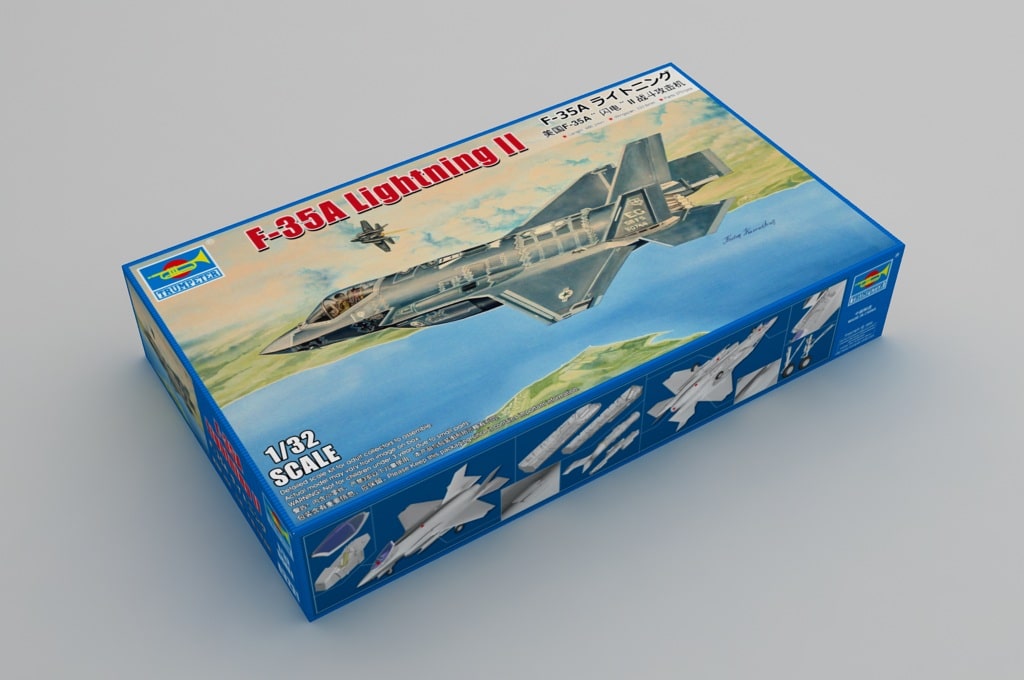Trumpeter 132nd scale F-35A Lightning II Box
