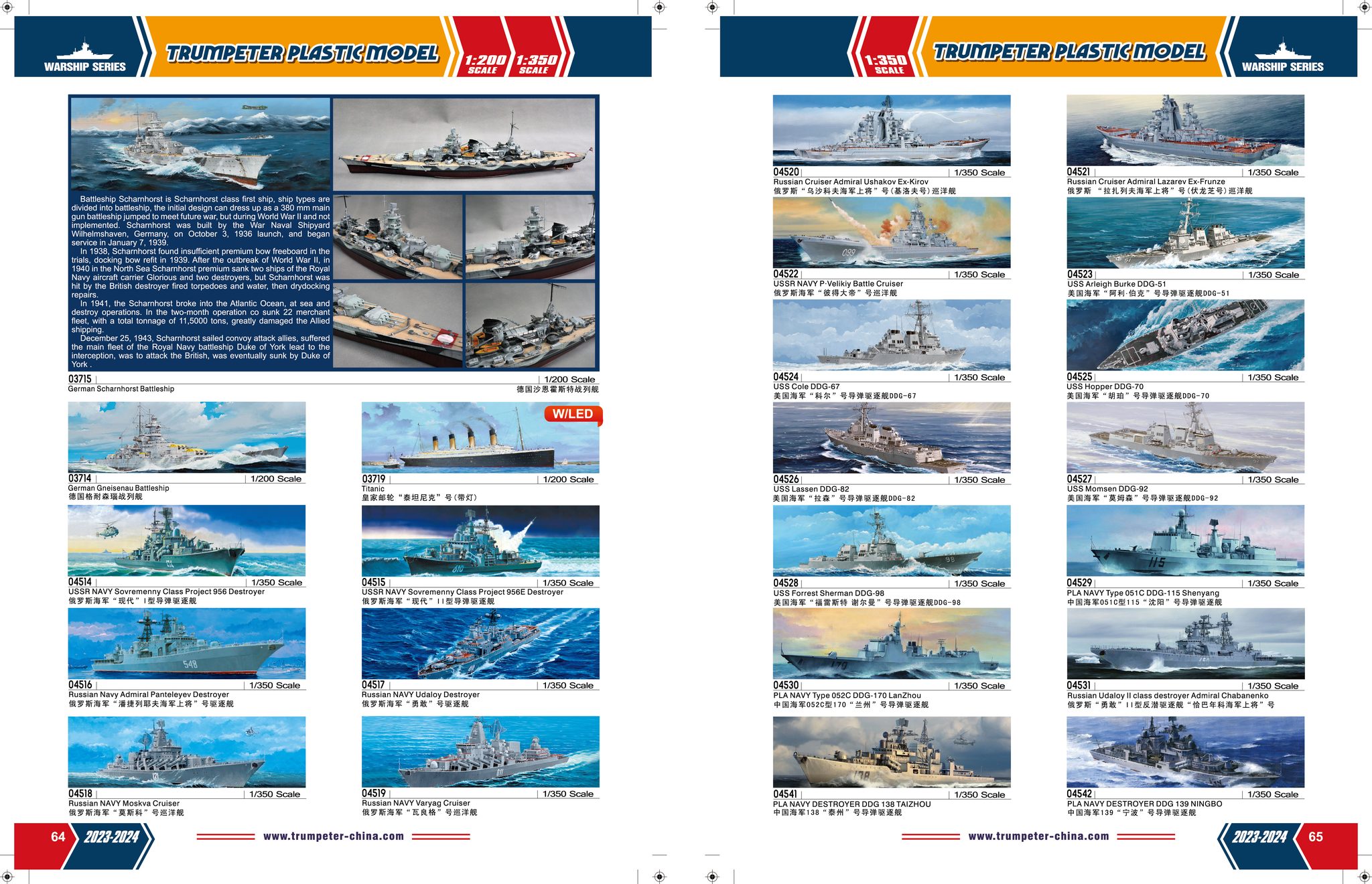 Trumpeter catalogue of 2023-2024-33