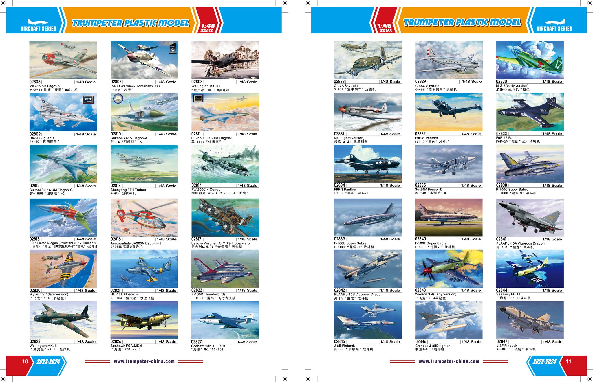 Trumpeter catalogue of 2023-2024-6