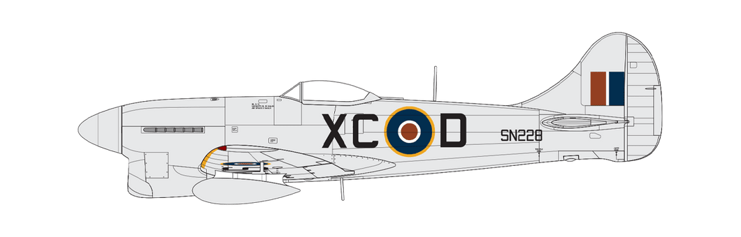Airfix 172 Hawker Tempest Mk.V Painting and Marking 1