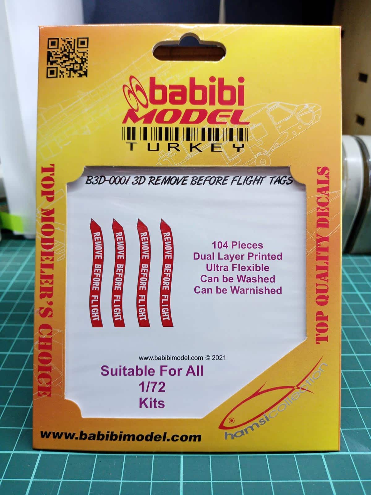 Remove Before Flight Streamers 3D Decal Set For All 1/72 Kits-1