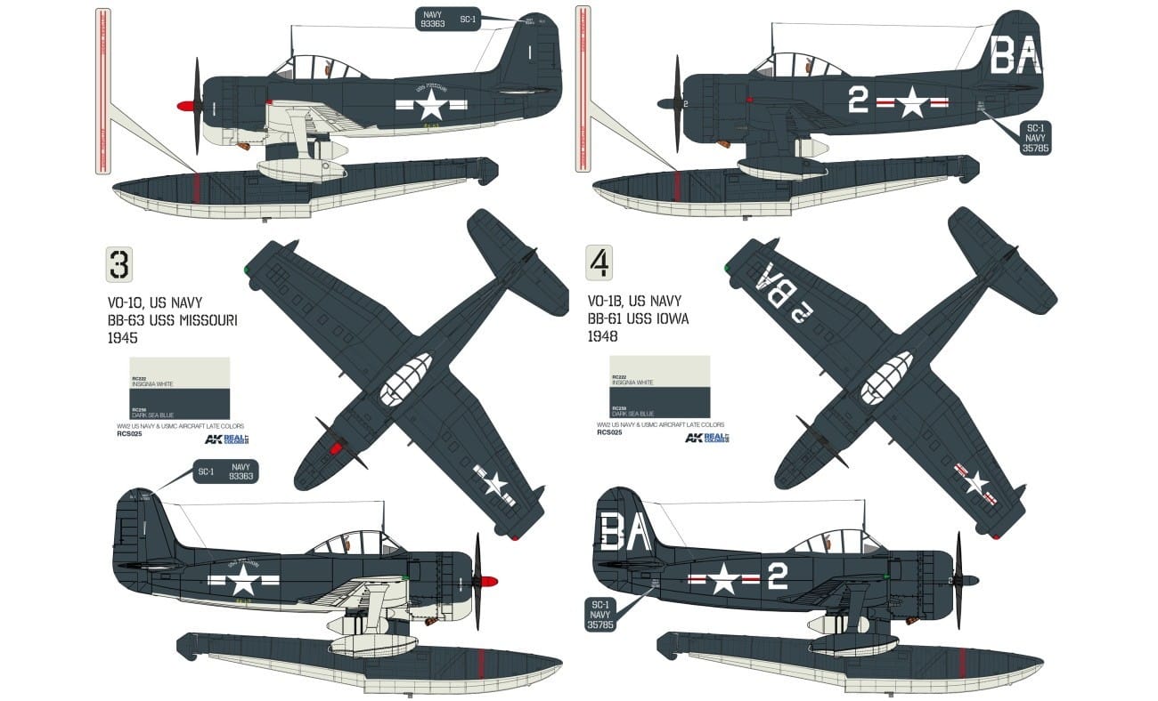 Curtiss SC-1 Seahawk 132 Halberds Models Paint and Markings-2