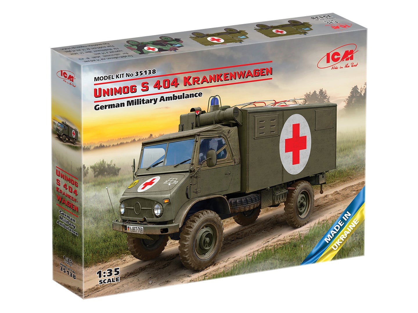 Unimog S 404 Krankenwagen German Military Ambulance Box