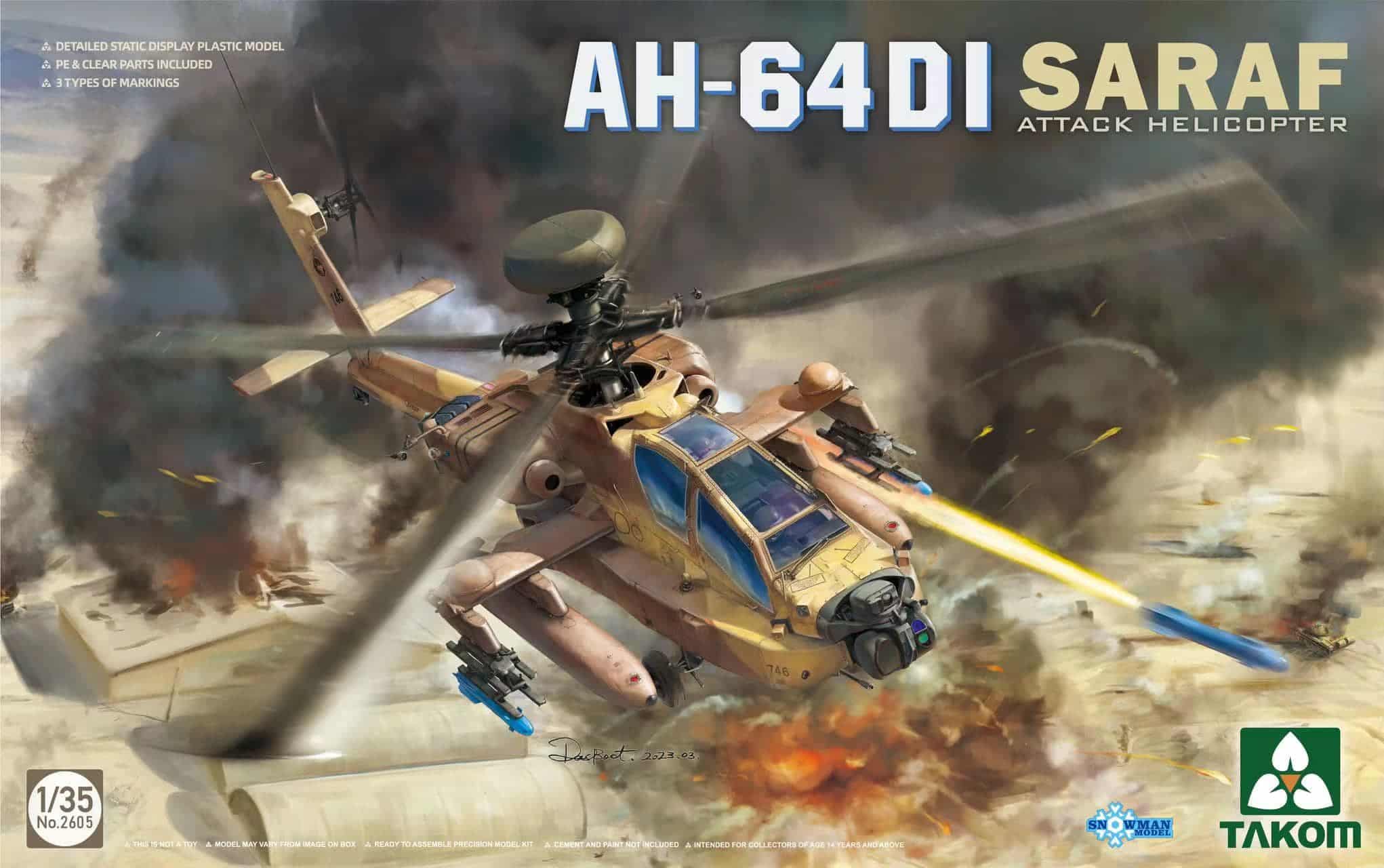 135 AH-64 DI SARAF APACHE ATTACK HELICOPTER