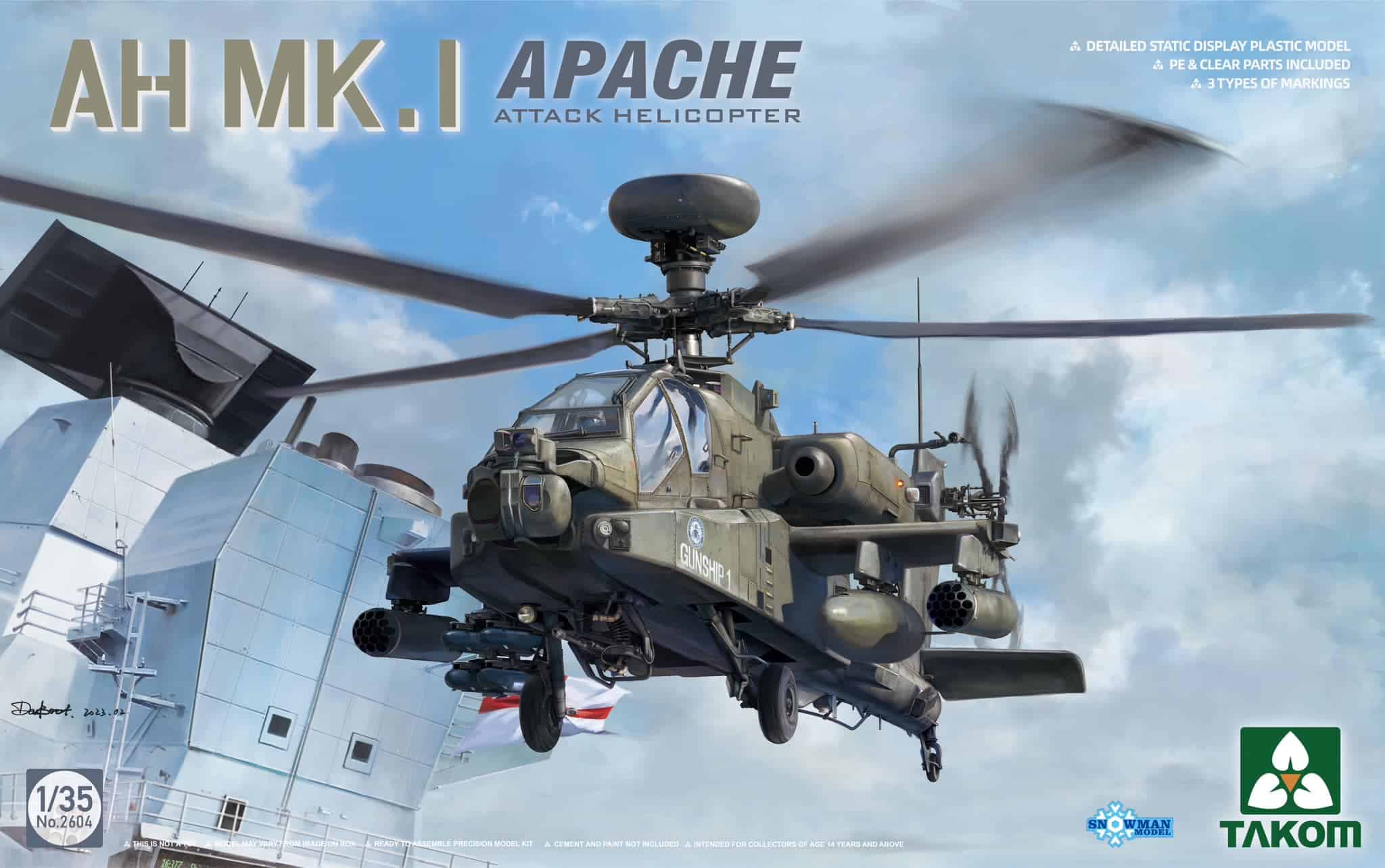 135 AH MK.I APACHE ATTACK HELICOPTER