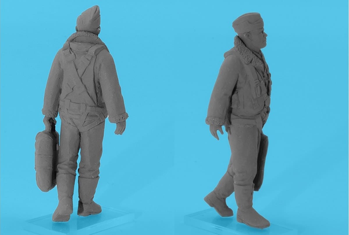ICM is set to release new 1:48 Scale RAF Crew Figures. RAF Bomber and Torpedo Aircraftmen figures-3