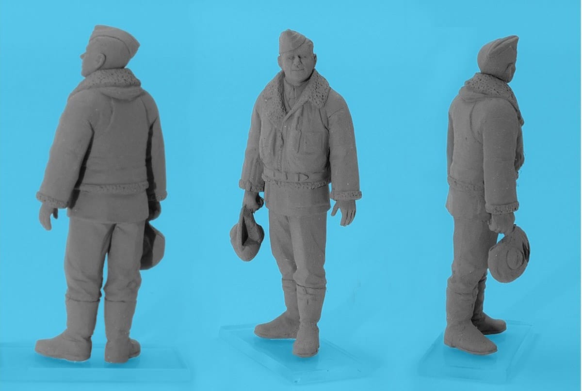 ICM is set to release new 1:48 Scale RAF Crew Figures. RAF Bomber and Torpedo Aircraftmen figures-4
