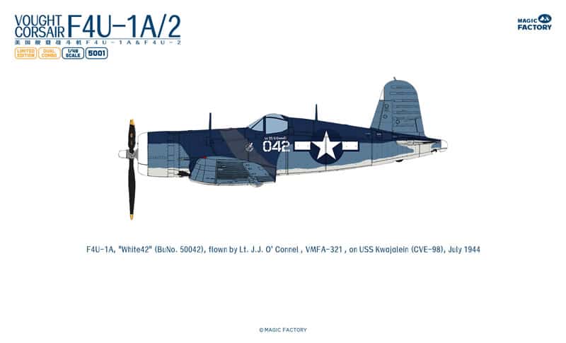 Magic Factory to Release Limited Edition F4U-1A2 Corsair Model Kit Painting & Marking-2