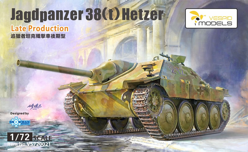 Jagdpanzer 38(t) Hetzer - Late Production Vespid Models Box Art