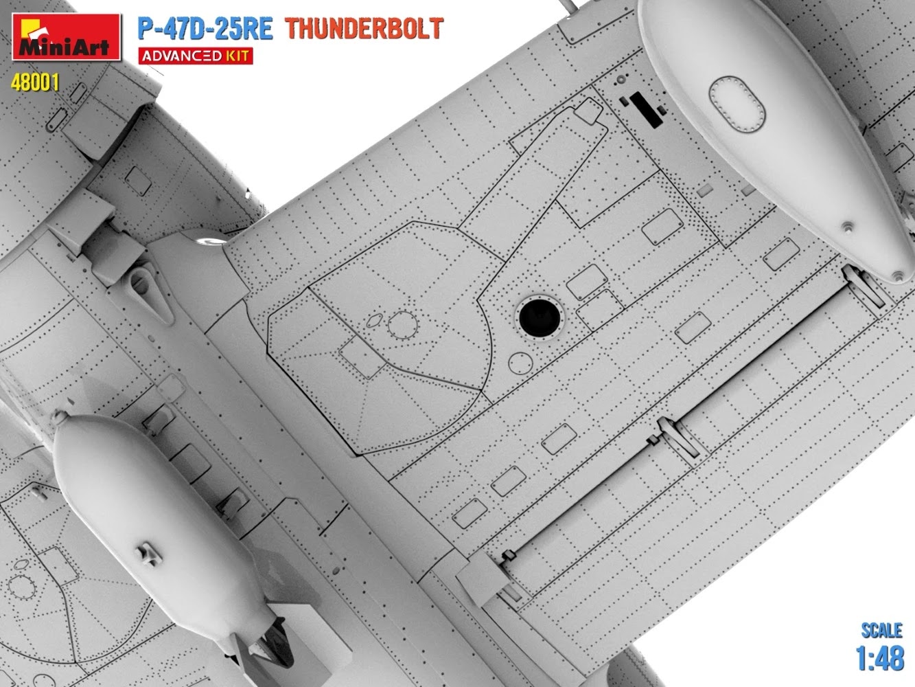 MiniArt ups the detail on their P-47D CAD Wings Detail