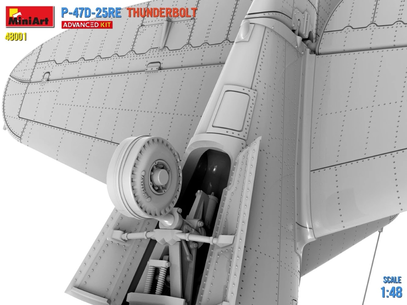 MiniArt ups the detail on their P-47D CAD Tailwheel Detail