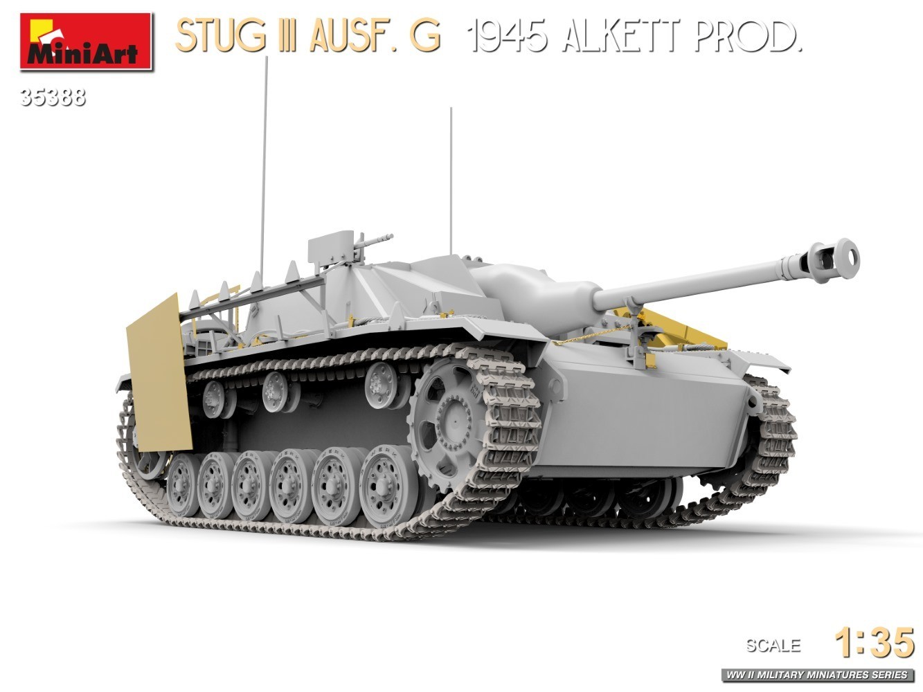 MiniArt to Release Highly Detailed 1/35 StuG III Ausf. G 1945 Alkett Prod. Model Kit CAD-6