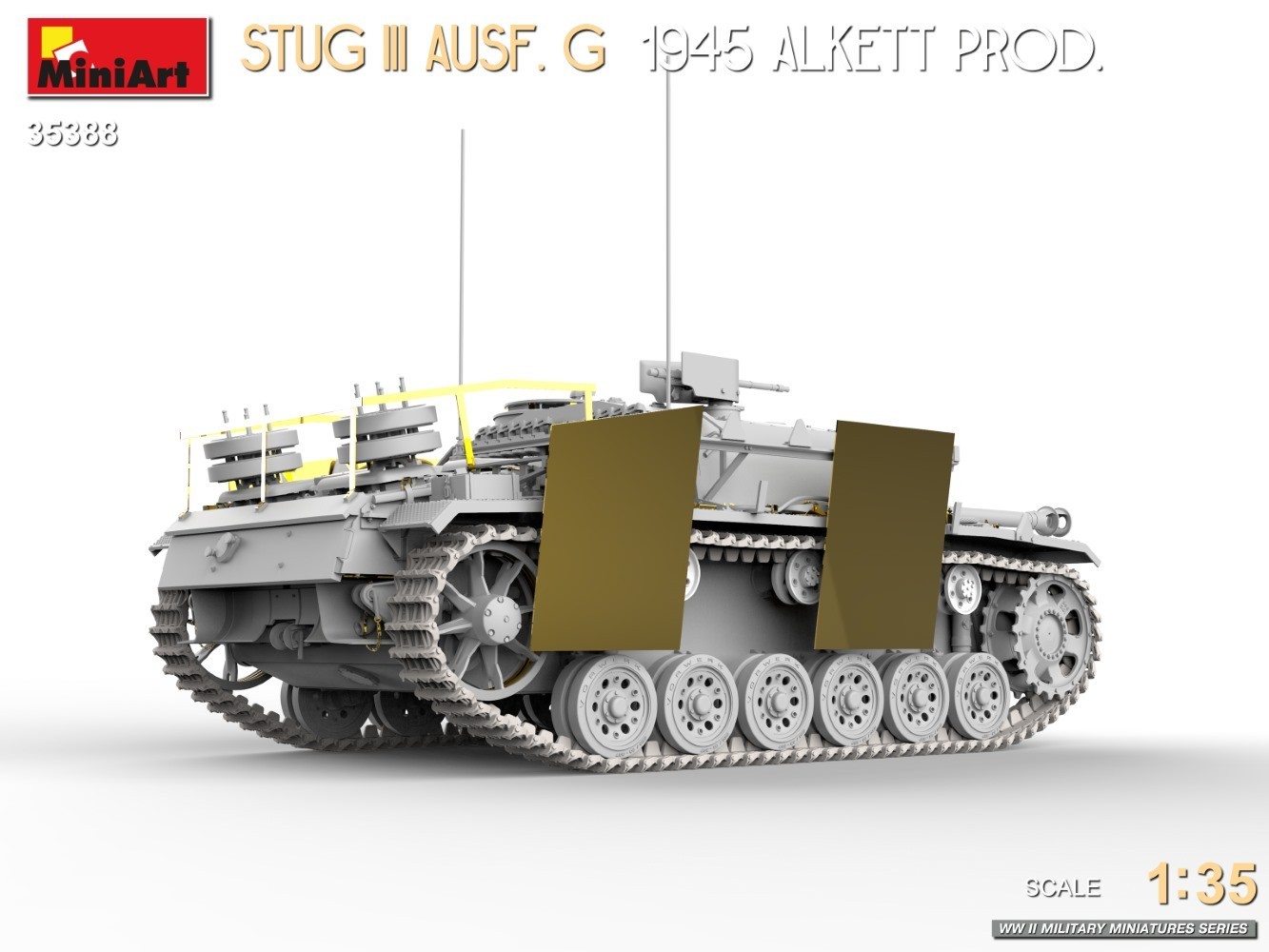 MiniArt to Release Highly Detailed 1/35 StuG III Ausf. G 1945 Alkett Prod. Model Kit CAD-7