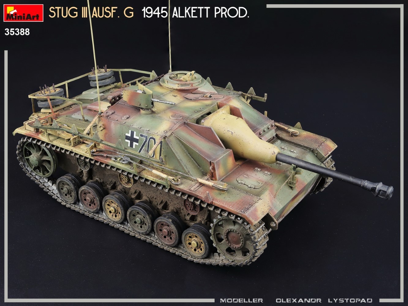 MiniArt to Release Highly Detailed 1/35 StuG III Ausf. G 1945 Alkett Prod. Model Kit Painting and Marking-9
