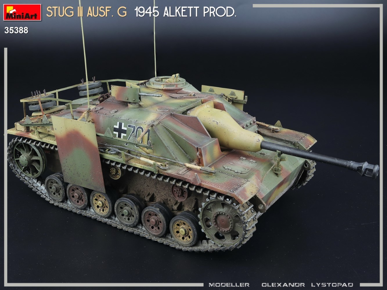 MiniArt to Release Highly Detailed 1/35 StuG III Ausf. G 1945 Alkett Prod. Model Kit Painting and Marking-14