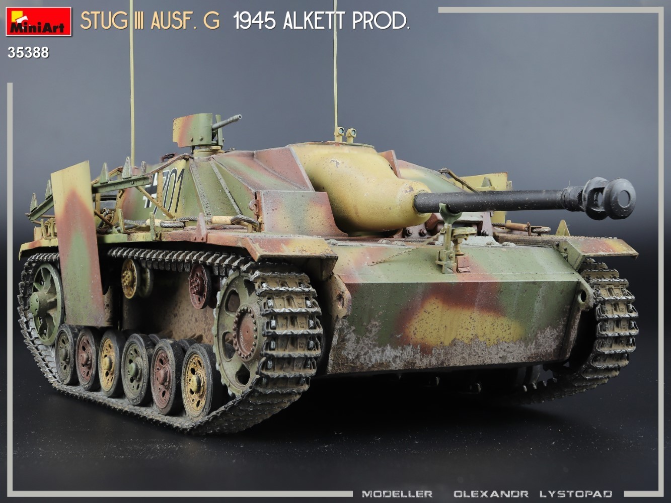 MiniArt to Release Highly Detailed 1/35 StuG III Ausf. G 1945 Alkett Prod. Model Kit Painting and Marking-11