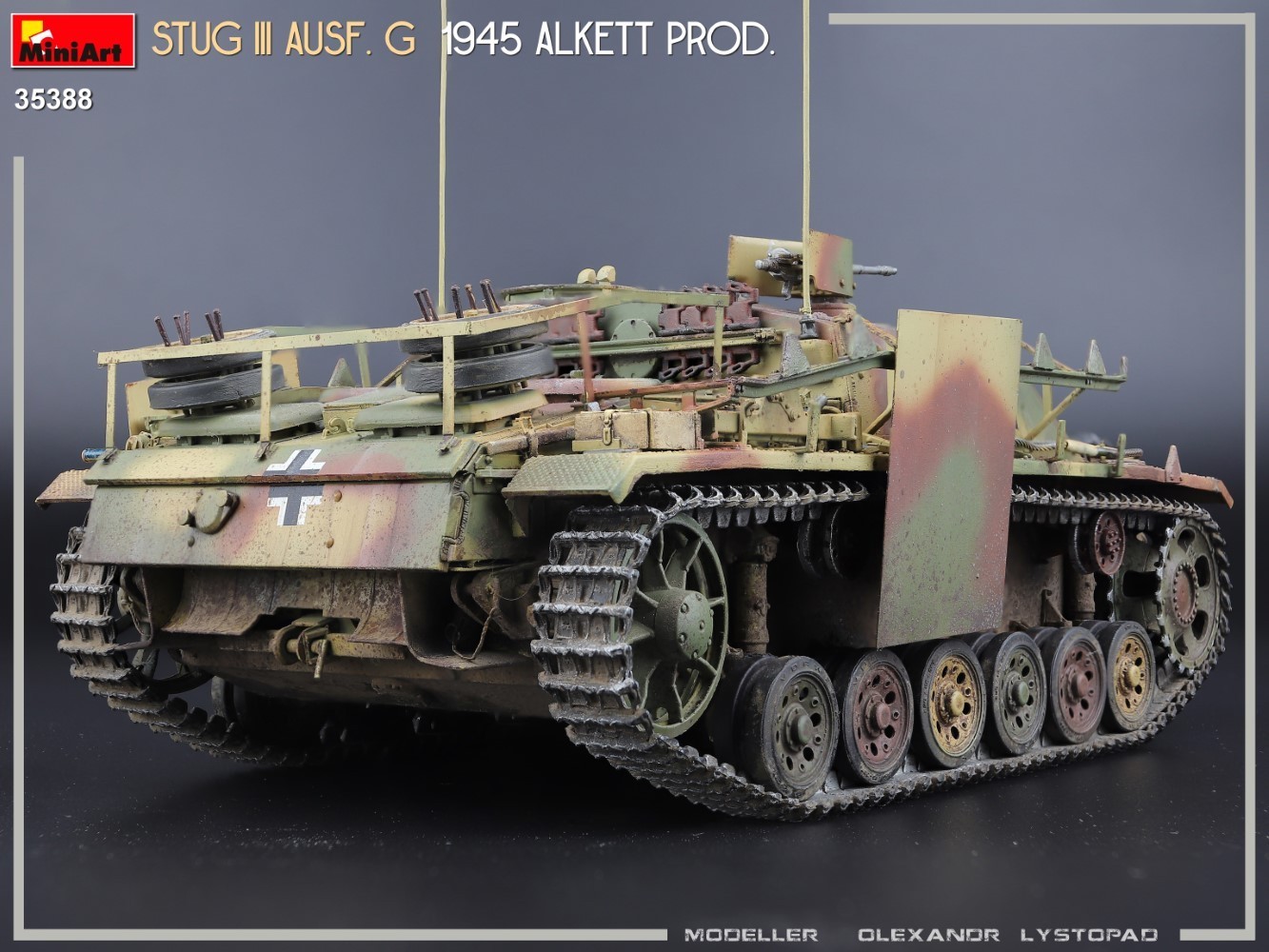 MiniArt to Release Highly Detailed 1/35 StuG III Ausf. G 1945 Alkett Prod. Model Kit Painting and Marking-12