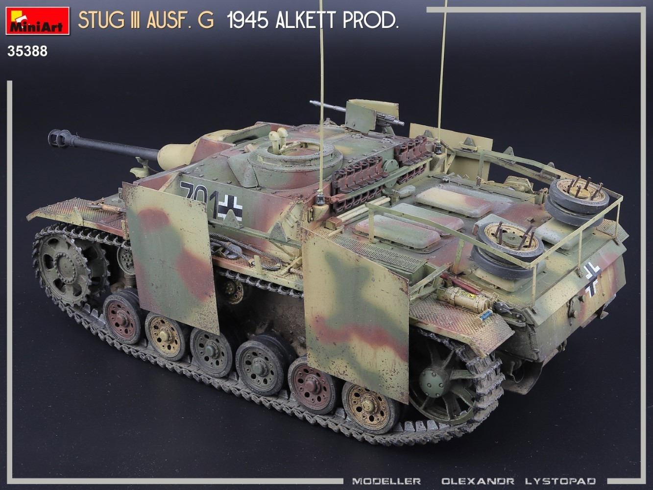 MiniArt to Release Highly Detailed 1/35 StuG III Ausf. G 1945 Alkett Prod. Model Kit Painting and Marking-16