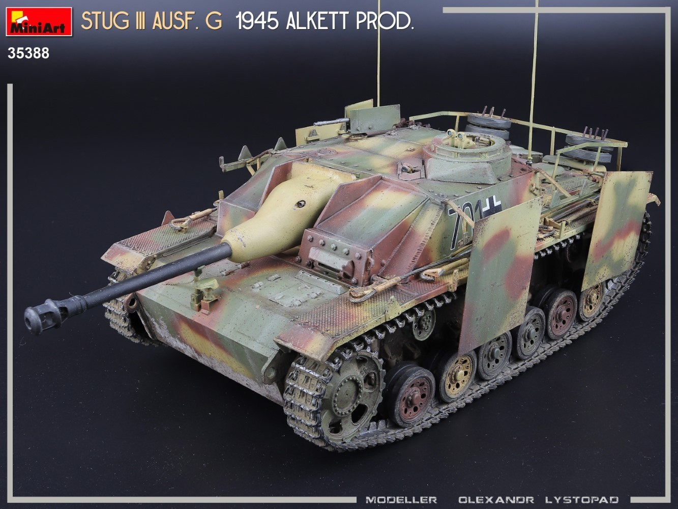 MiniArt to Release Highly Detailed 1/35 StuG III Ausf. G 1945 Alkett Prod. Model Kit Painting and Marking-15