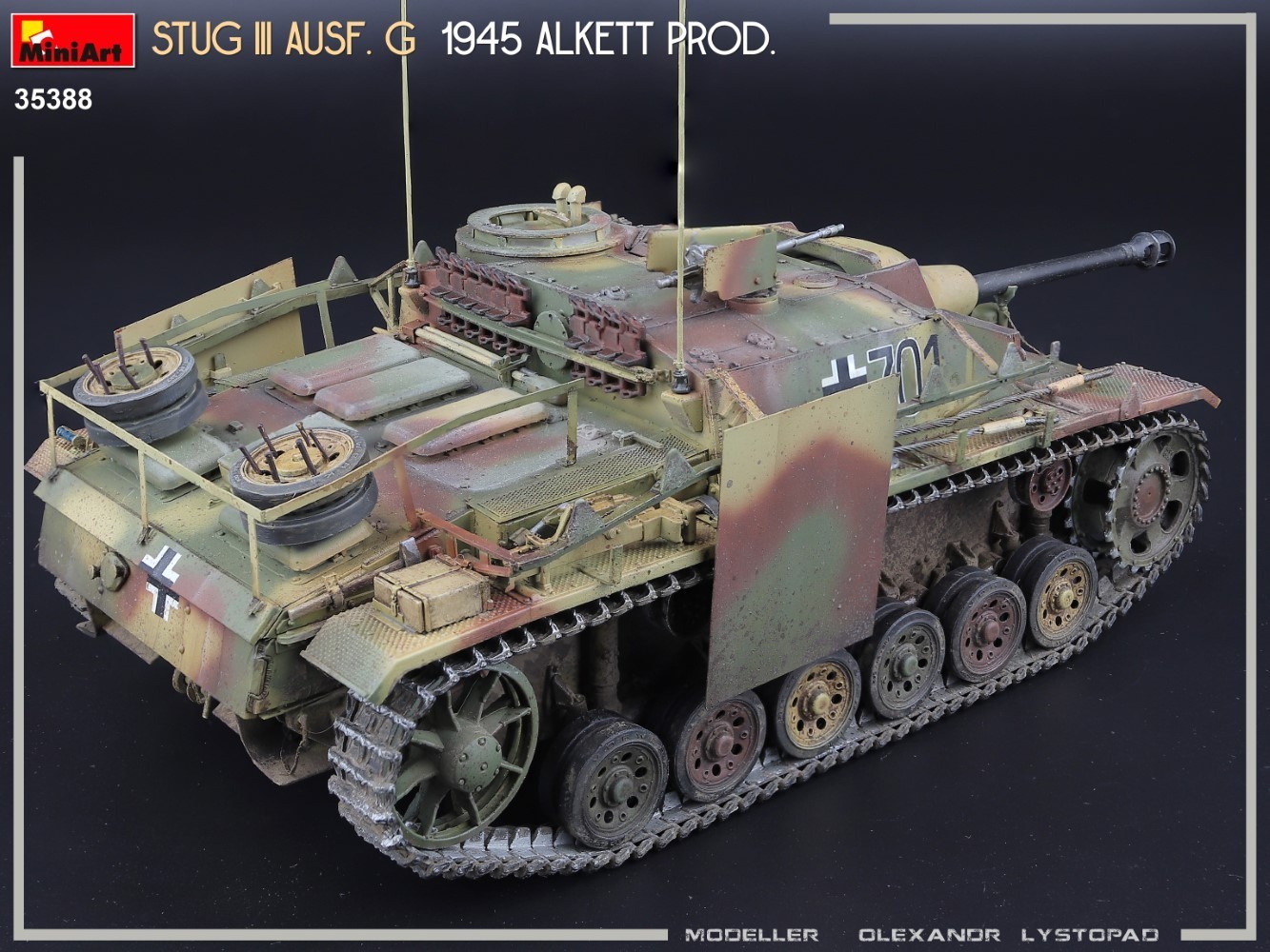 MiniArt to Release Highly Detailed 1/35 StuG III Ausf. G 1945 Alkett Prod. Model Kit Painting and Marking-17