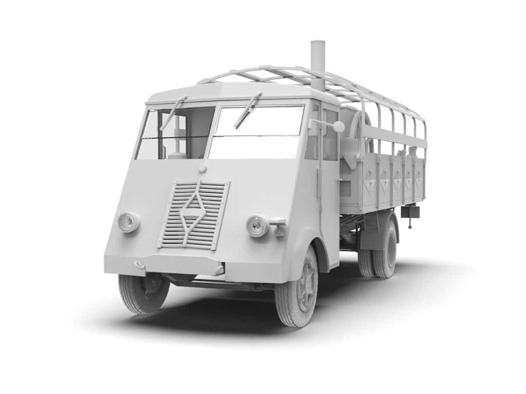 AHN ‘Gulaschkanone’, WWII German mobile field kitchen CAD