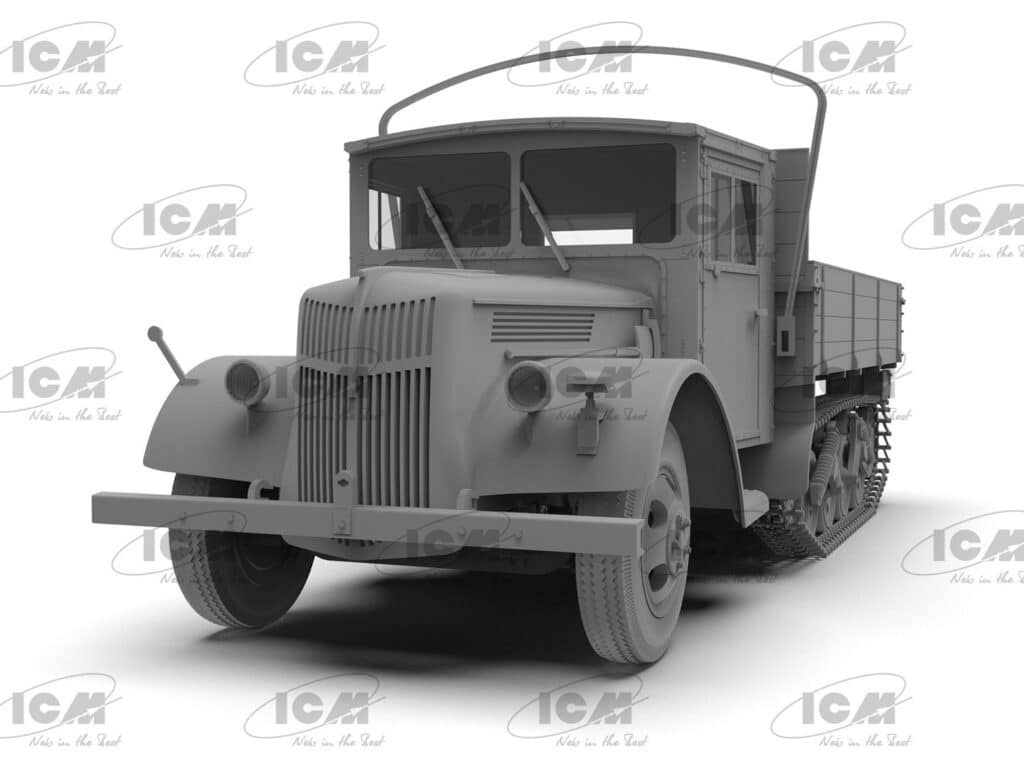 ICM V3000SSSM Maultier 'Einheitsfahrerhaus' WWII German Truck 135 Scale CAD-1