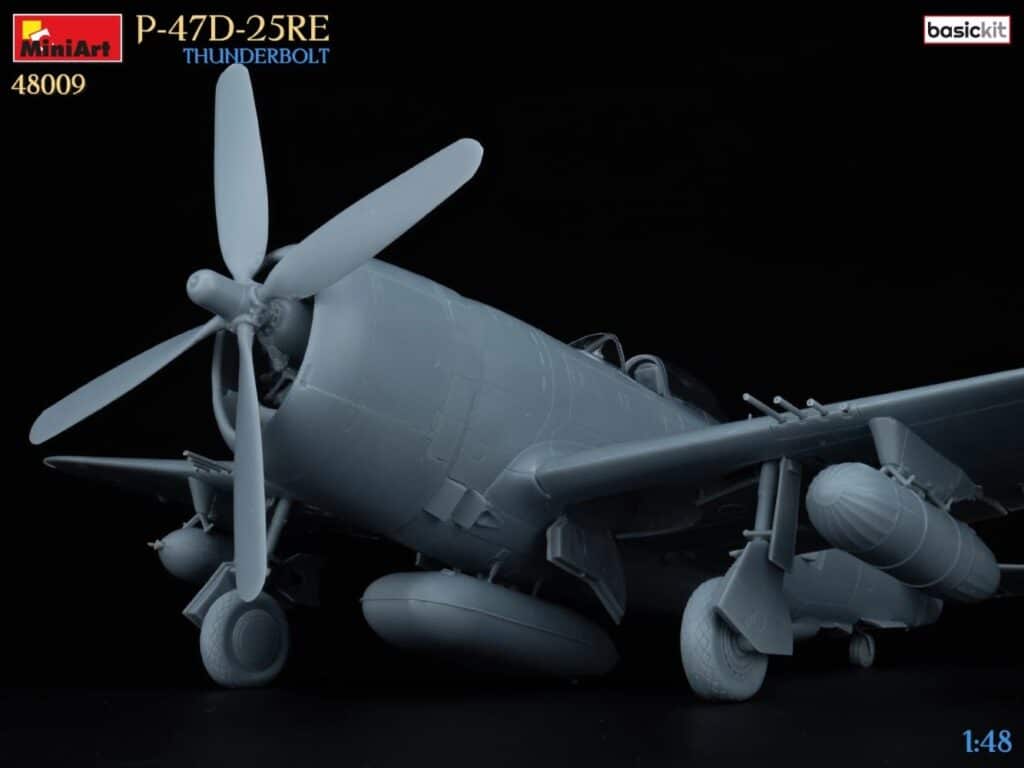 MiniArt's P-47D-25-RE in 148 scale take a look at form