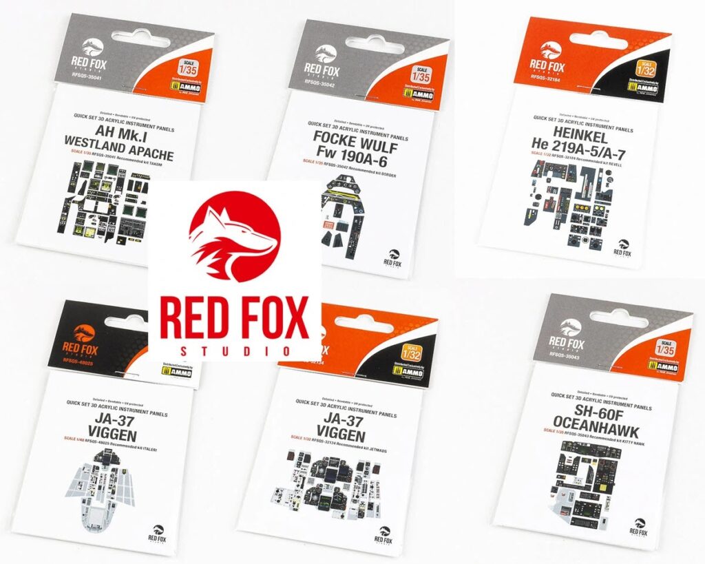 Red Fox's six new releases for September - fast jest & helos inbound...