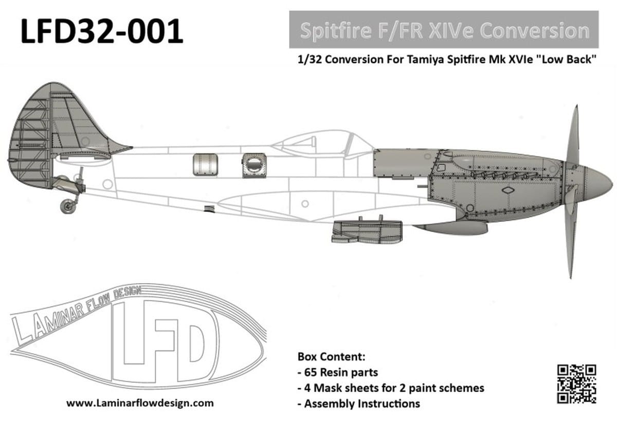 Spitfire F-FR XIV Low-High Back Conversion Sets-3