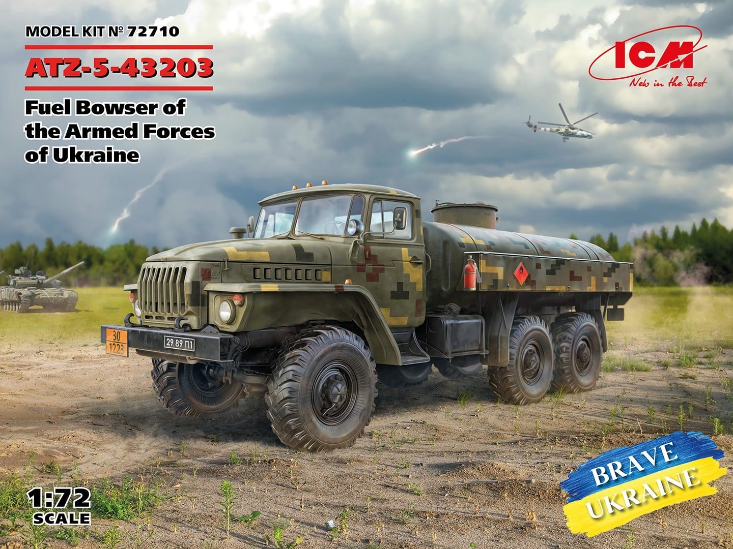 ICM SOON ON SALE! ATZ-5-43203 Fuel Bowser of the Armed Forces of Ukraine