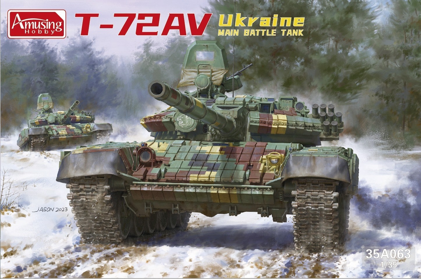 Amusing Hobby T-72AV Ukraine MBT 