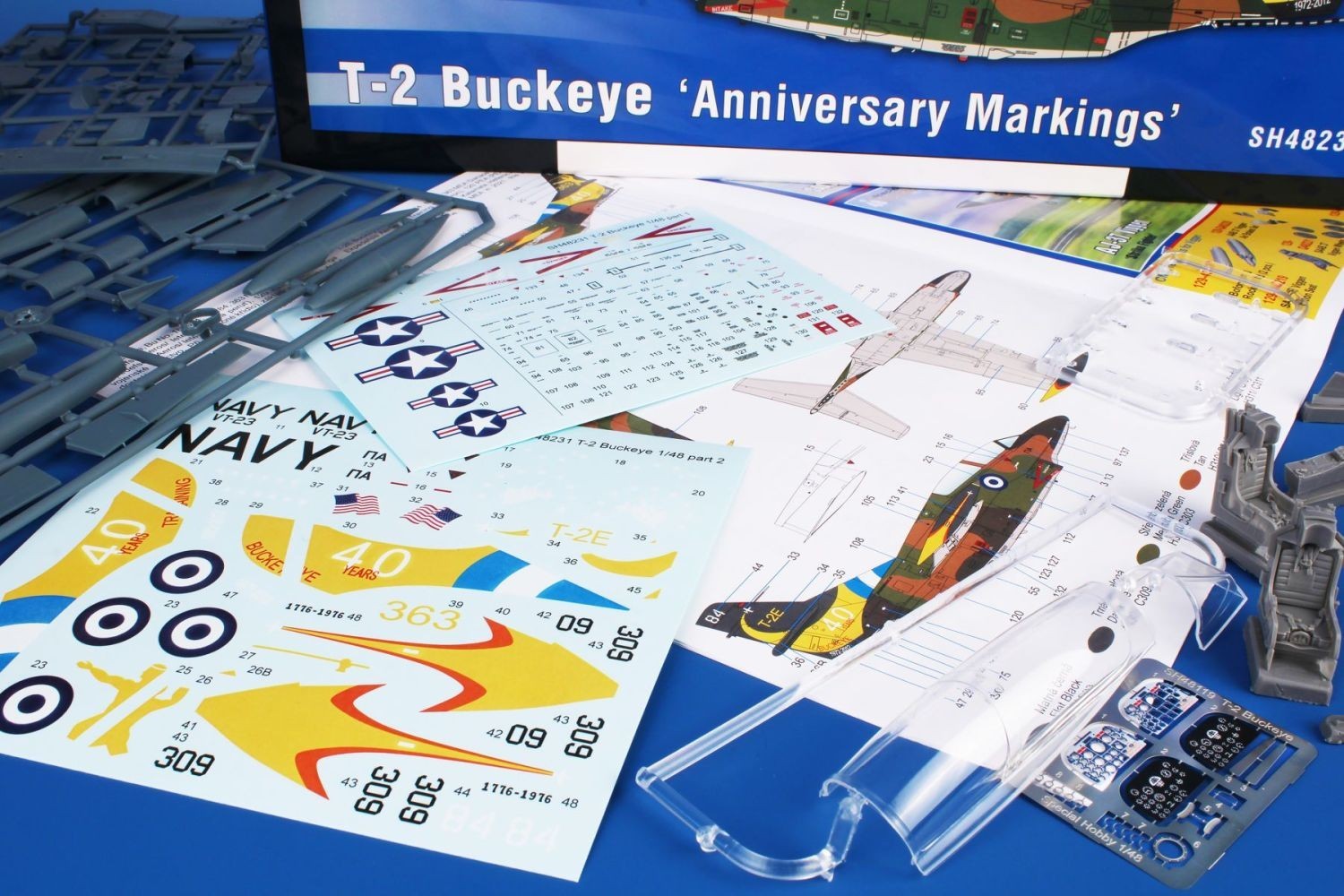 Special Hobby Re-Releases 1/48 T-2 Buckeye with Spectacular Anniversary Markings Decals
