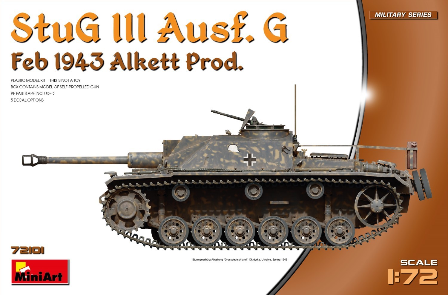 New Military Series Announced in 1/72 Scale, Starting with StuG III Ausf. G Box Art
