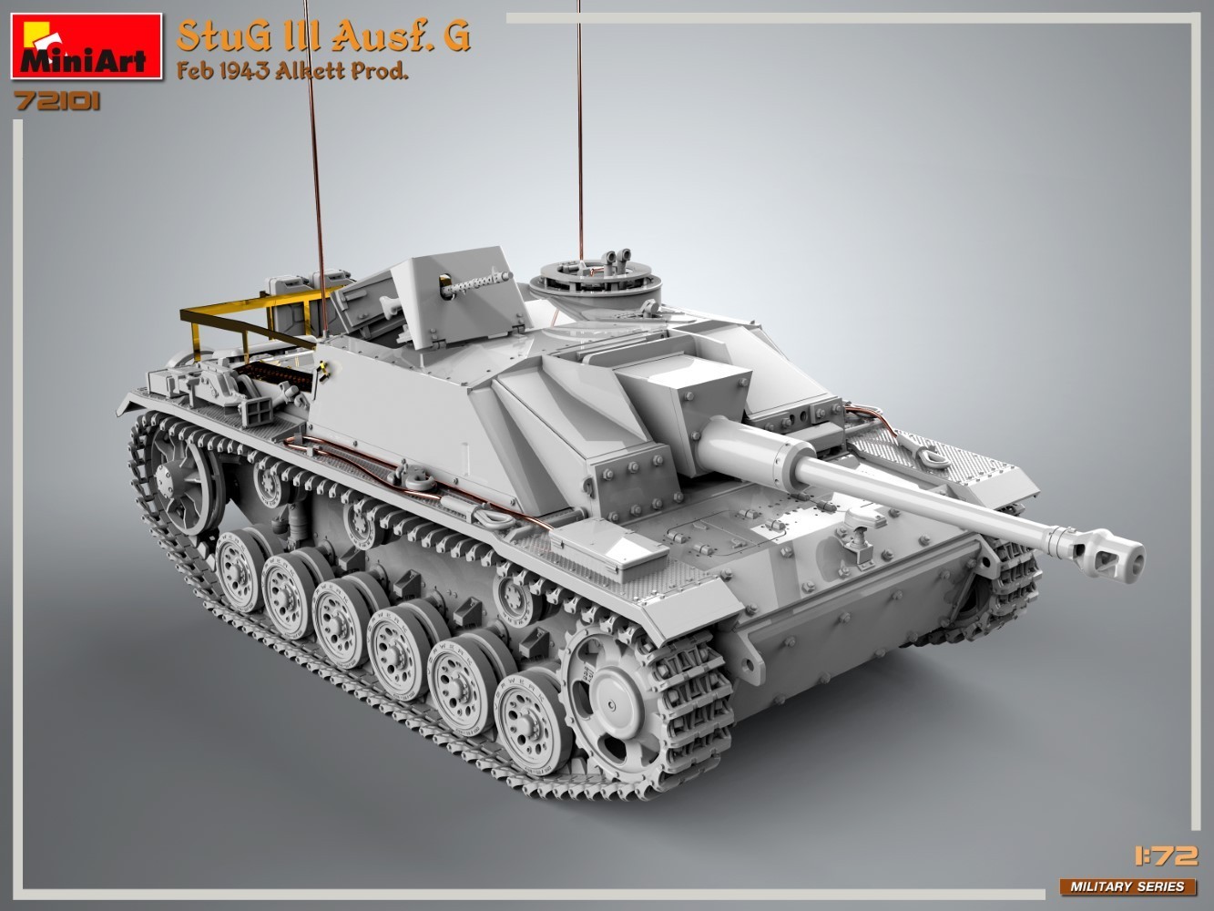 New Military Series Announced in 1/72 Scale, Starting with StuG III Ausf. G CAD-3