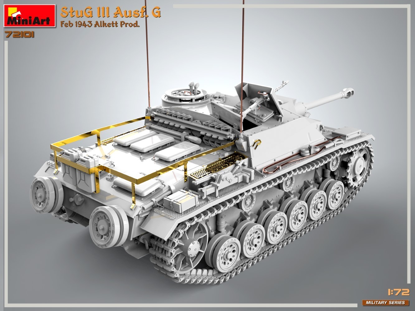 New Military Series Announced in 1/72 Scale, Starting with StuG III Ausf. G CAD-2