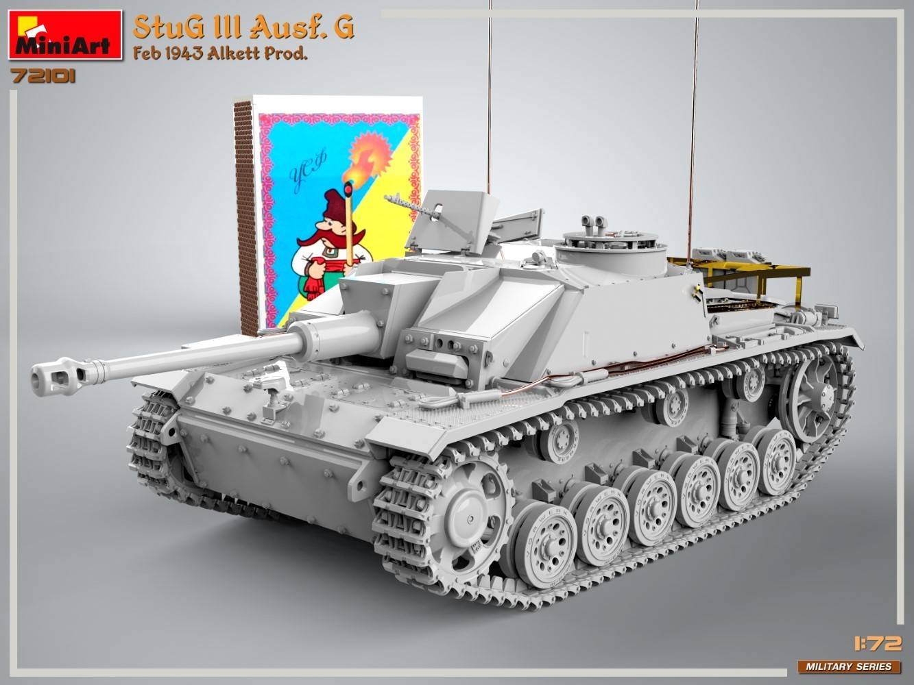 New Military Series Announced in 1/72 Scale, Starting with StuG III Ausf. G CAD-1