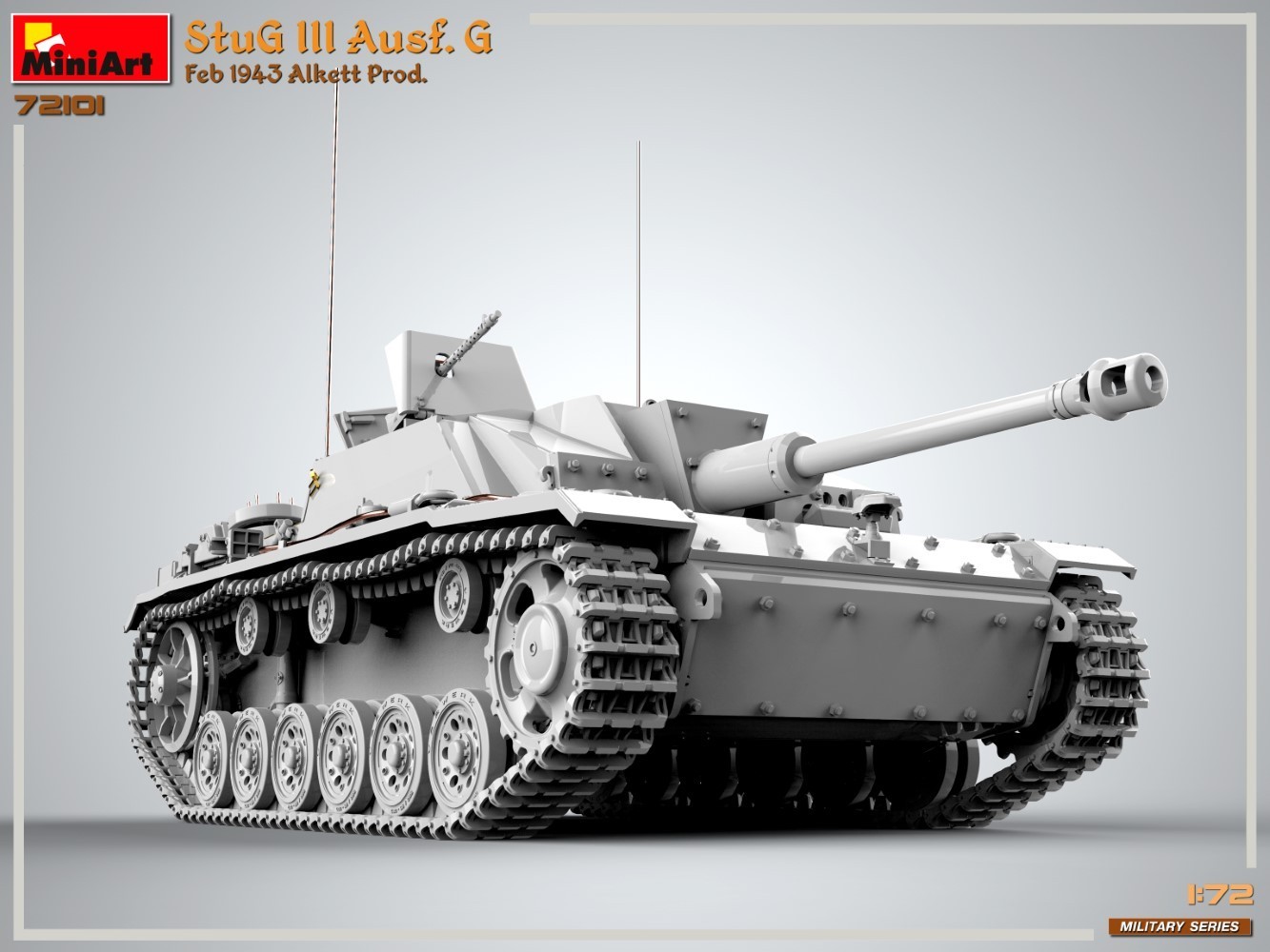 New Military Series Announced in 1/72 Scale, Starting with StuG III Ausf. G CAD-6