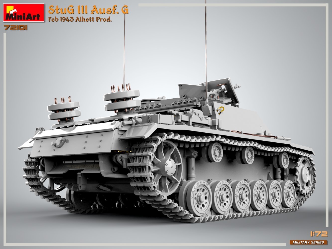 New Military Series Announced in 1/72 Scale, Starting with StuG III Ausf. G CAD-8