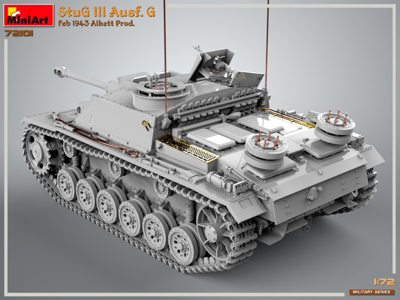 New Military Series Announced in 1/72 Scale, Starting with StuG III Ausf. G CAD-4