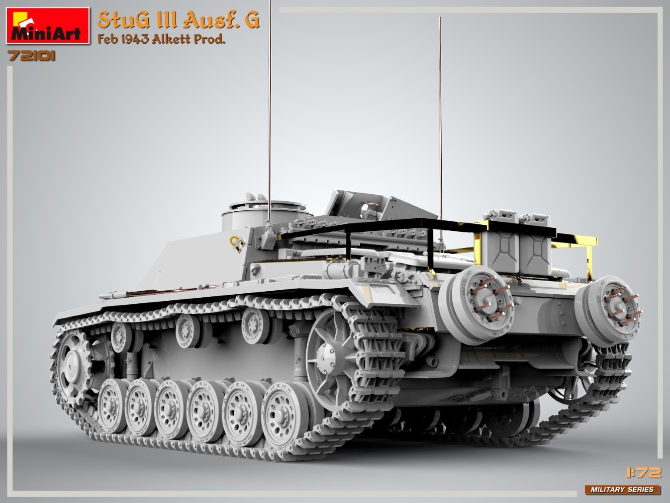 New Military Series Announced in 1/72 Scale, Starting with StuG III Ausf. G CAD-9