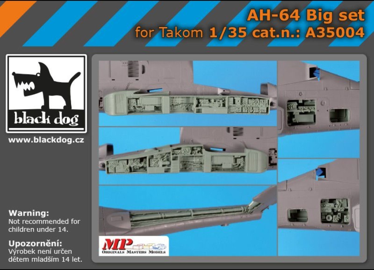 Black Dog Releases New Resin Detail Sets for Takom's 1:35 AH-64 Apache-1