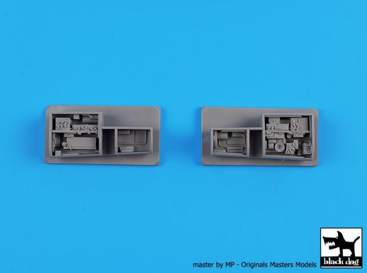 Black Dog Releases New Resin Detail Sets for Takom's 1:35 AH-64 Apache Electronics II Parts