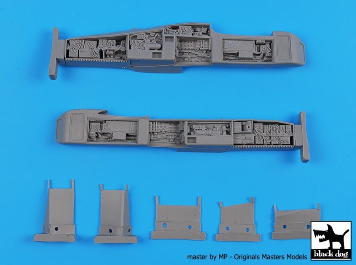 Black Dog Releases New Resin Detail Sets for Takom's 1:35 AH-64 Apache Electronics I Parts