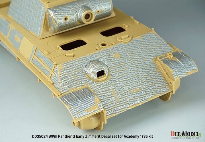 DD35024 Panther Ausf.G Early Zimmerit Coating Decal set for Academy 1/35-5