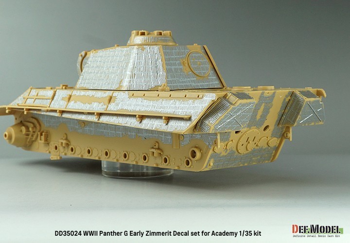 DD35024 Panther Ausf.G Early Zimmerit Coating Decal set for Academy 1/35-4