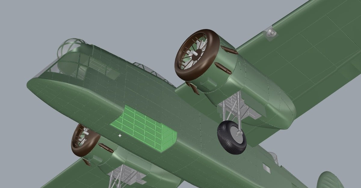 3D Polish Wings LWS-6 Praubr Planned CAD-5