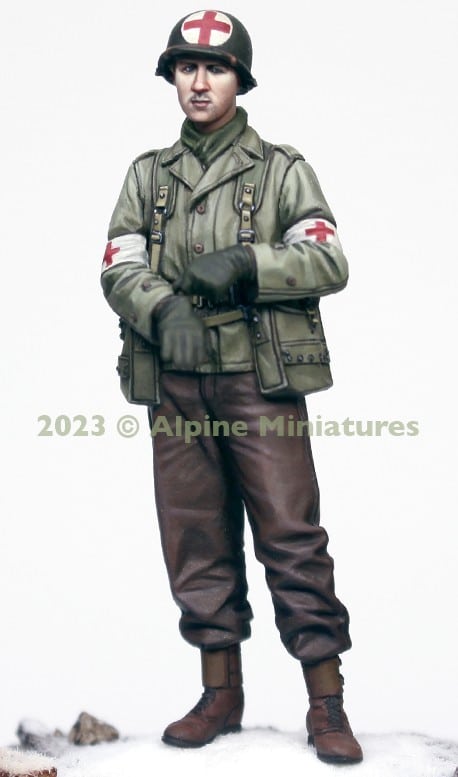 Alpine Miniatures New Sets for October-35313 1-35 US Combat Medic