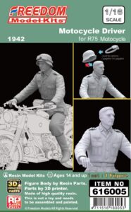 Freedom Model German R75 motorcycle /W Side Car – Hobbyzero